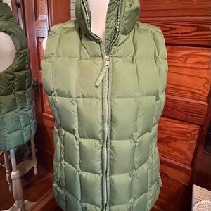 GAP Light Green Puffer Vest
